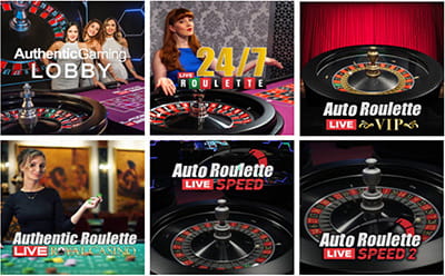 SlotsMagic Casino Roulette Live Selection