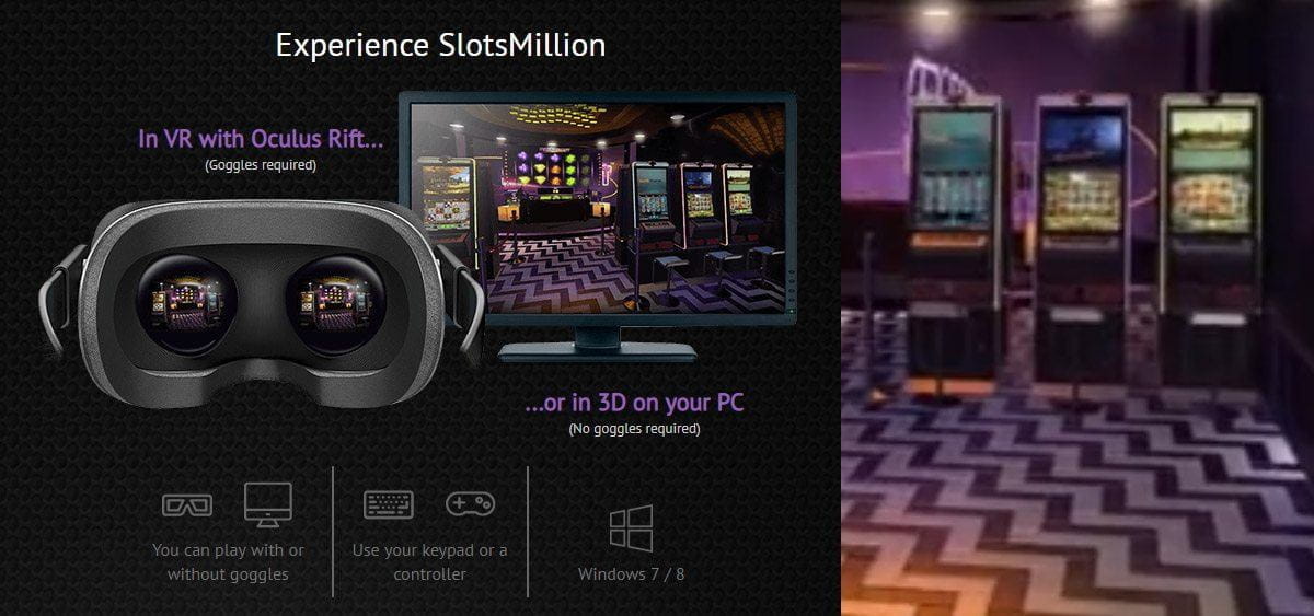 SlotsMillion Has the First Virtual Reality Casino