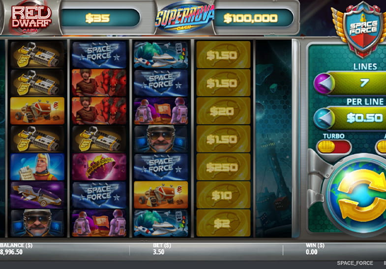 Free Demo of the Space Force slot