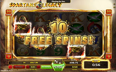 Spartans Legacy Slot Free Spins