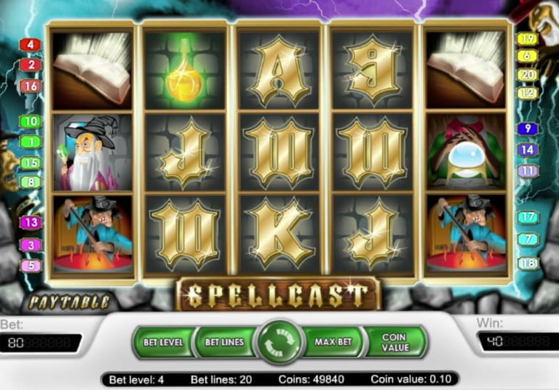 Free demo of the Spellcast Slot game