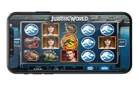 Jurassic World Slots at Spin Casino for iPhone