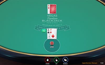 Vegas Downtown Blackjack at Spin Casino