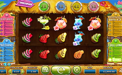 Der Online Slot Spina Colada bei Boomerang