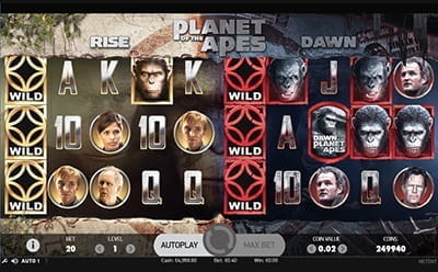 Planet of the Apes Video Slot at Spinland Casino