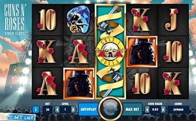 Guns’n’Roses Slot Game at Spinland Casino