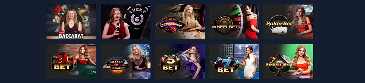 Table Games Catalogue in SpinUp Casino