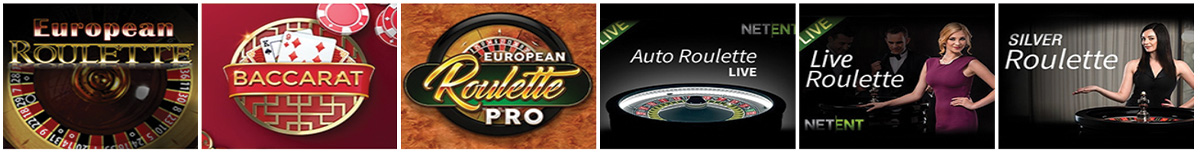The Table Games Catalogue in SpinzWin