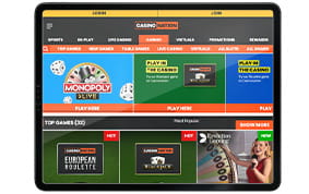 SportNation Casino Mobile App for iPad