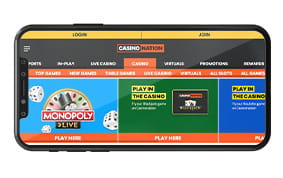 SportNation Casino Mobile App for iPhone