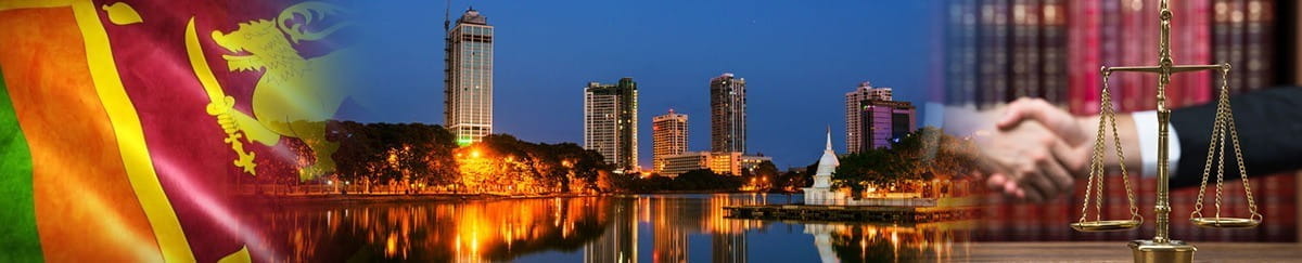 View of the capital city of Sri Lanka, Colombo.