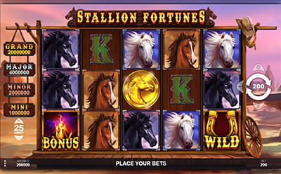Stallion Fortunes Slot Game at Kaiser Slots Casino