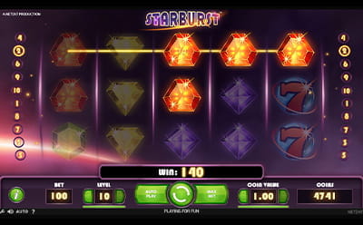 Starburst Slot at Chilli Spins Casino