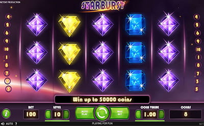 Starburst at Full Tilt Casino