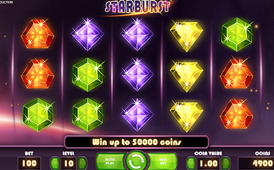 starburst at heart of casino