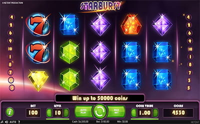Starburst at King Billy Casino