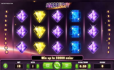 Starburst at LuckyDino Casino