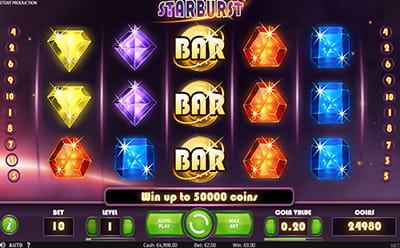 Starburst at Vegas Paradise