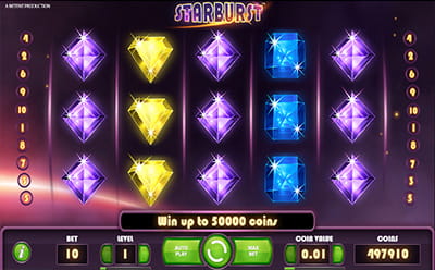 Starburst Mobile Slot at Arcade Spins Casino