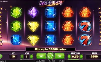 Starburst Slot at Viking Slots Casino