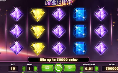 Starburst Slot at Welcome Slots Casino