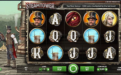 The Steam Tower Online Slot at Mobile Wins