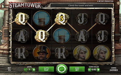Steam Tower Slot Free Spins