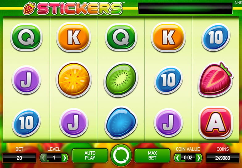 stickers online casino gamr