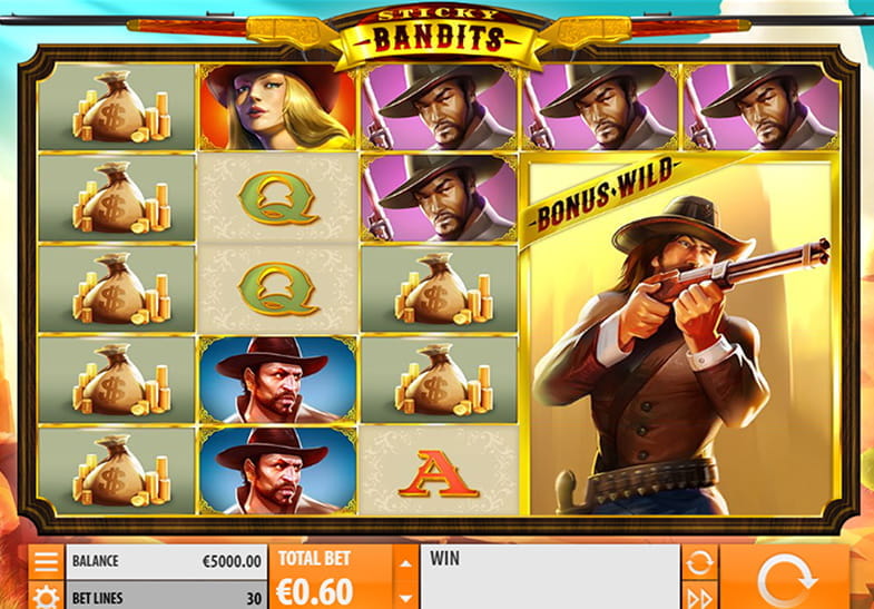 Free Demo of the Sticky Bandits Slot