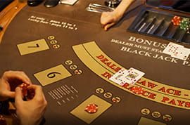 Blackjack Hand - Dealer vs Player