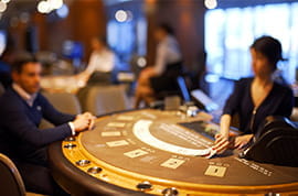 Dealer Starts Game with Blackjack Player
