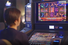 Book of Ra Real Slot at a Casino