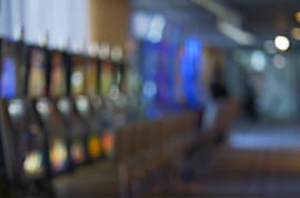 Casino Backtround Image with Slot Machines