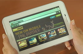 Online Casino Gaming on Tablet