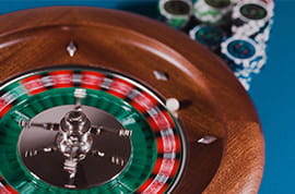 Roulette Wheel Spinning Ball