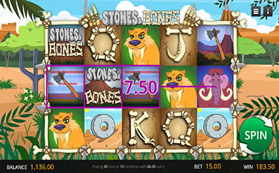 Stones and Bones Slot Bonus Round