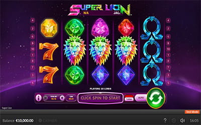 The Super Lion Online Slot at Luckland Casino