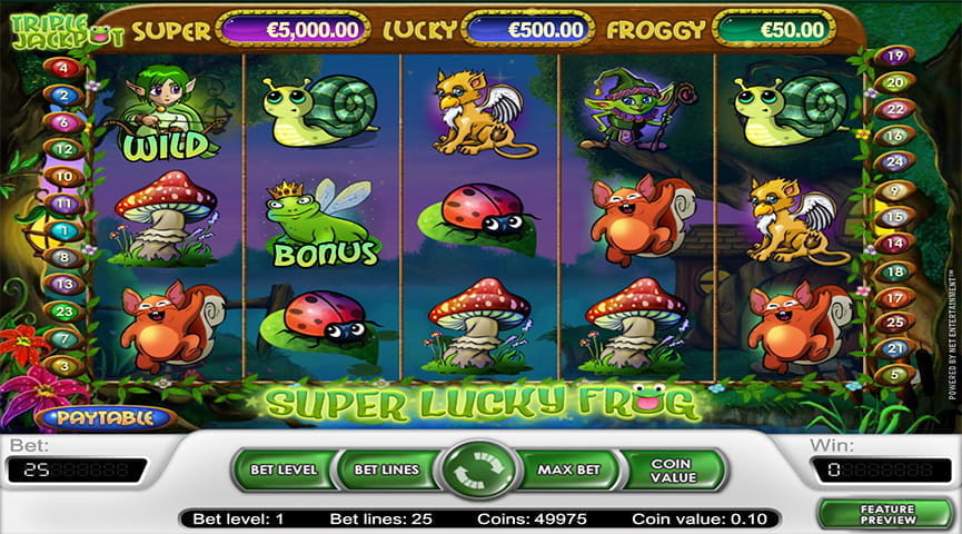 Free demo of the Super Lucky Frog Slot game