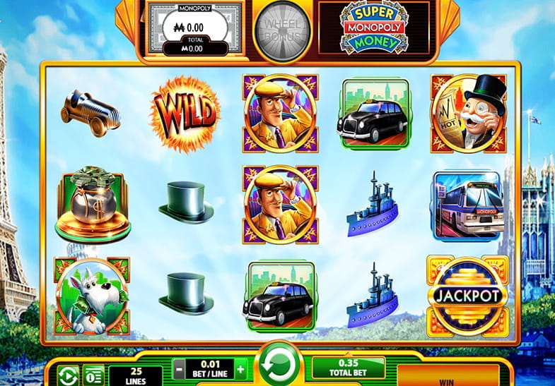 Super Monopoly Money WMS Online Slot Machine