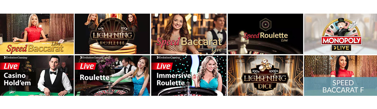 Table Games Catalogue in Surf Casino