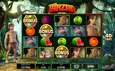 Tarzan Slot at Scratch 2 Cash Casino