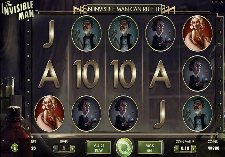 The invisible man slot machine The invisible man slot machine