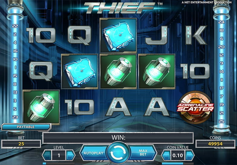 Free demo of the thief Slot game