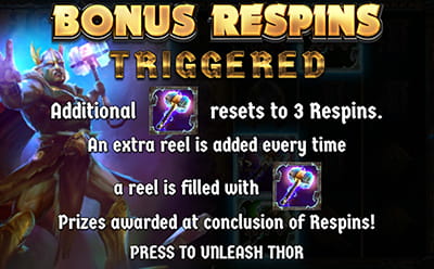 Thor Infinity Reels Slot Free Spins