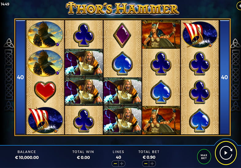 Free Demo of the Thor's Hammer Slot
