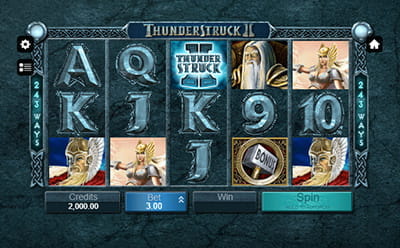 Thunderstruck II Spin Casino
