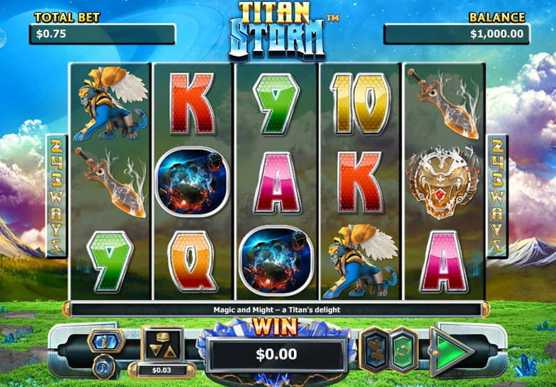 Free Demo of the Titan Storm Slot