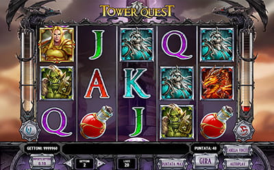 Tower Quest Online Slot at Unibet Casino Italy