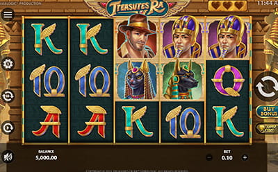 Der Treasures of Ra Online Slot bei PartySlots