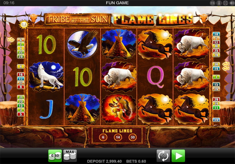 Free Demo of the Tribe of the Sun Slot